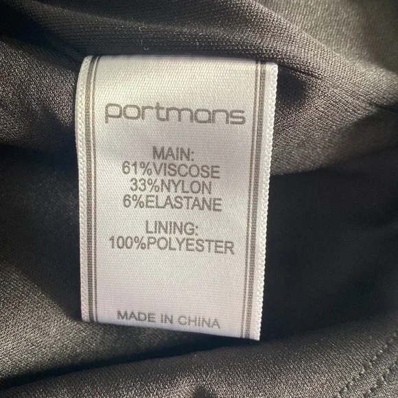 Portmans - Black “cold shoulder” dress - Size Small - Picture 6 of 6